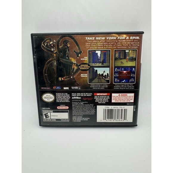 Spider-Man 2 – Nintendo DS (2004) – Complete CIB – TESTED & Working - Picture 2 of 10